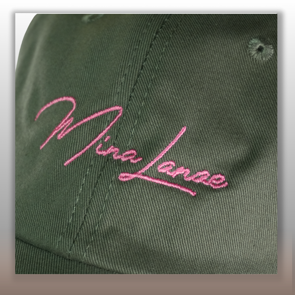 Mina Lanae Dad Hat (Forest Green)